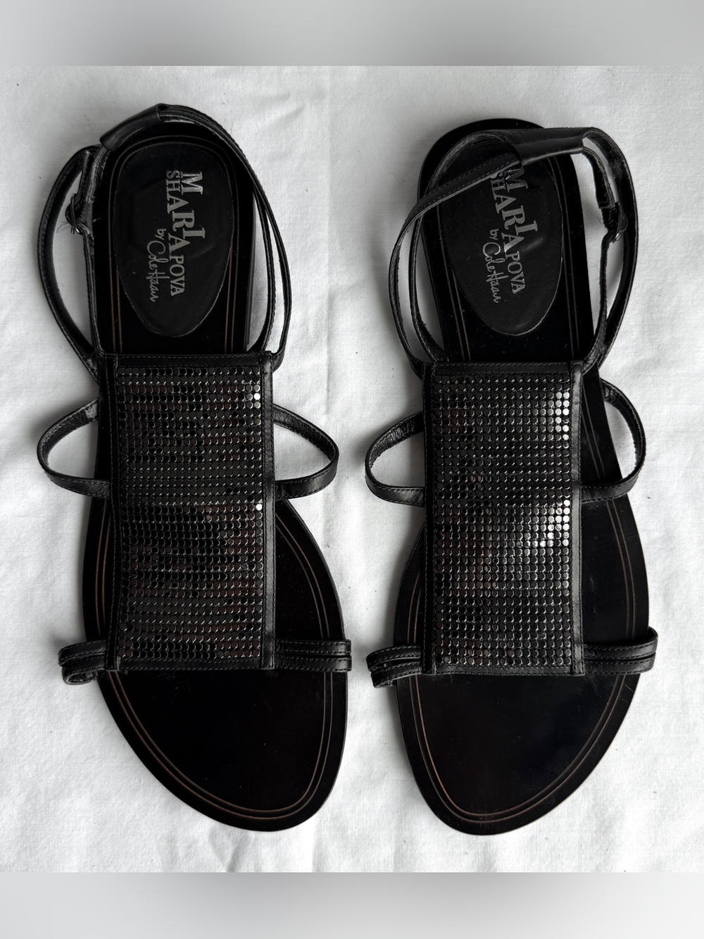 Maria Sharapova by Cole Haan 10.5 B 'Air Lalita' Metal Mesh Sandal $228